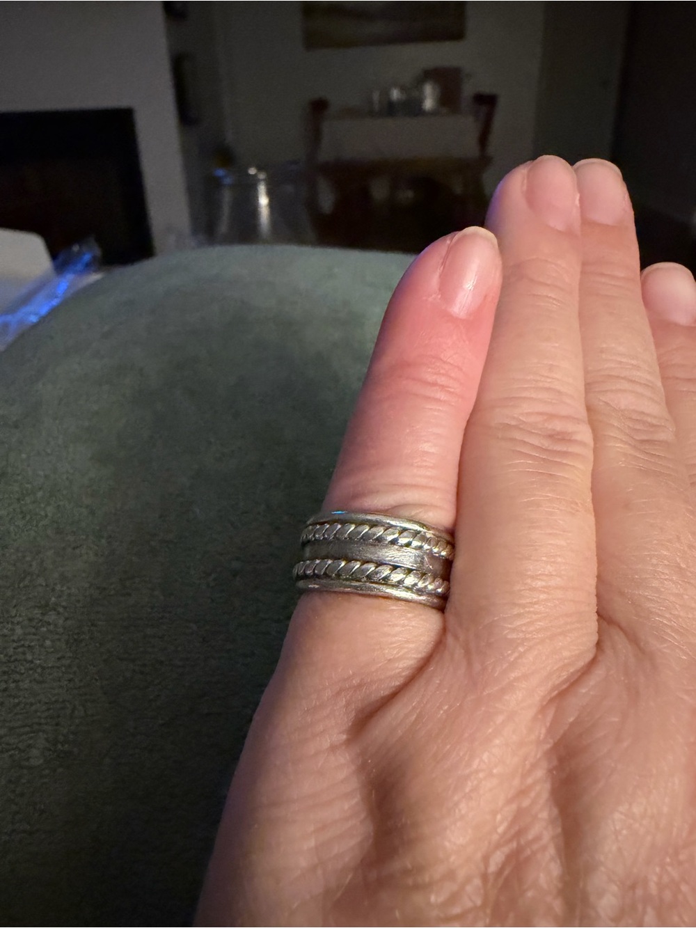 Silver-Tone Braided Stack Ring - Women Jewelry